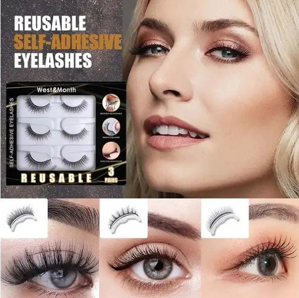 Reusable Self-Adhesive Eyelashes