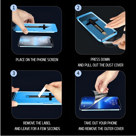 Screen Protector – Dust Free Without Bubbles