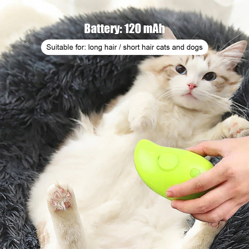 Seurico Cat Dog Steam Brush – Skin Friendly & Safe