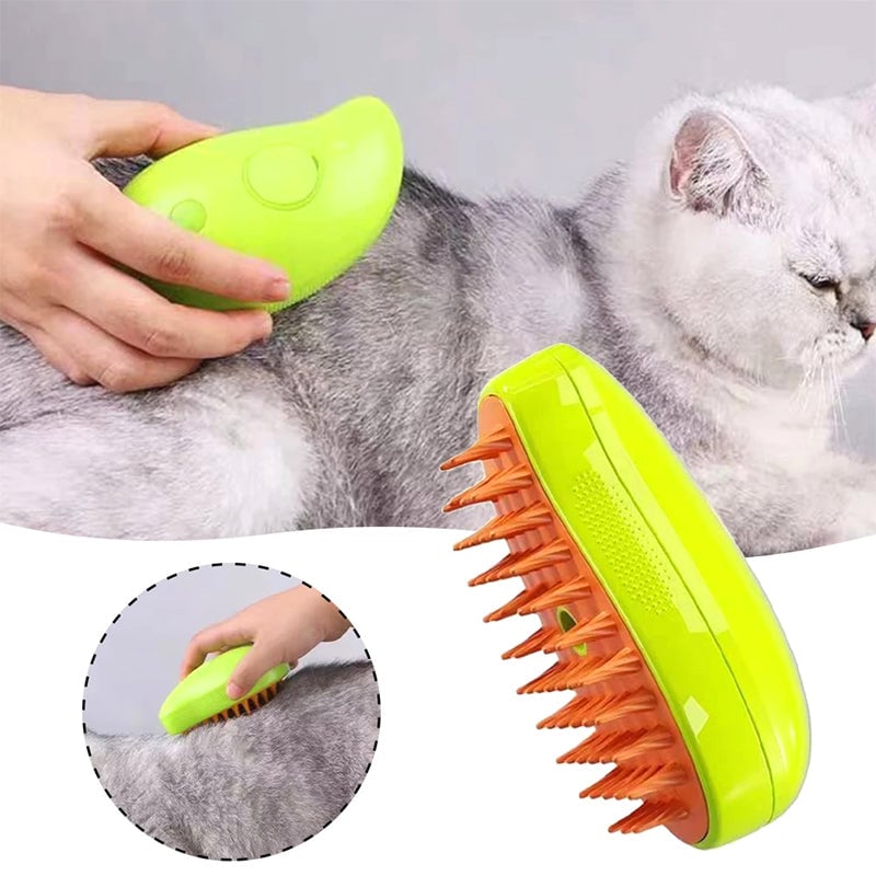 Seurico Cat Dog Steam Brush – Skin Friendly & Safe