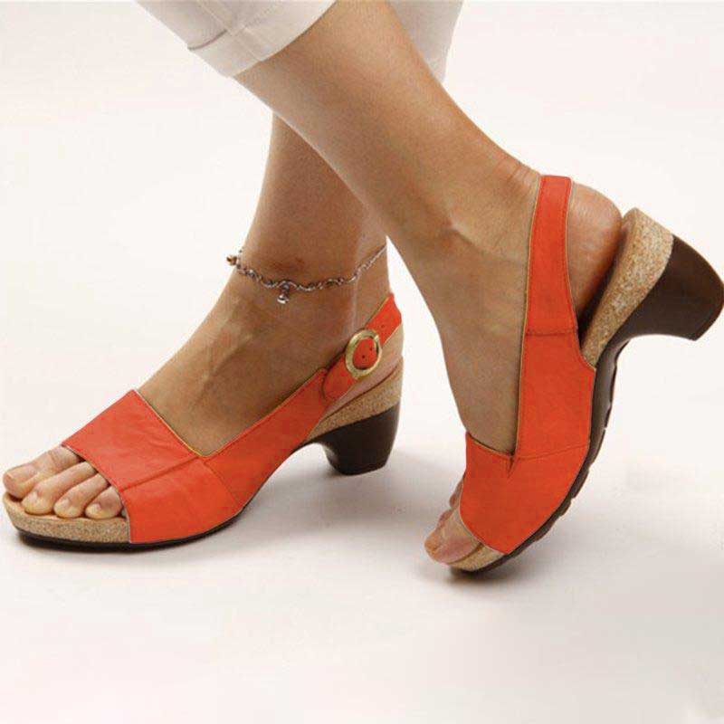 Shania | Orthopedic Sandals with Heel