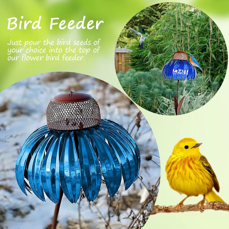 Shirem Outdoor Flower Bird Feeder