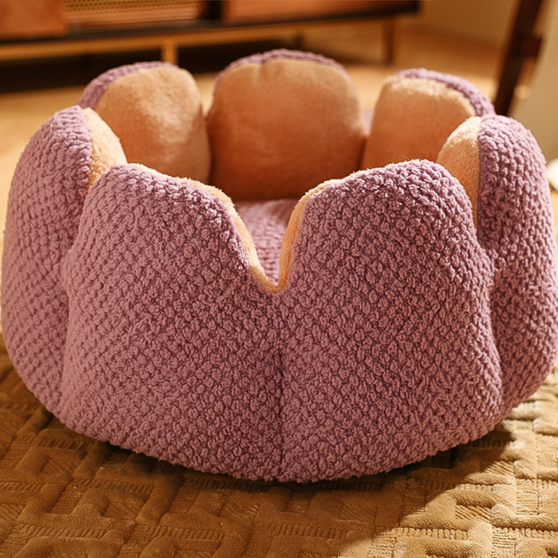 Soft Petal Sleep Pet Bed