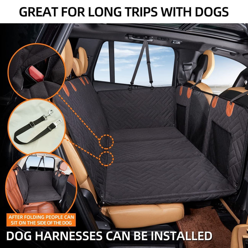 Solid Bottom – Waterproof Car Backseat Dog Mat