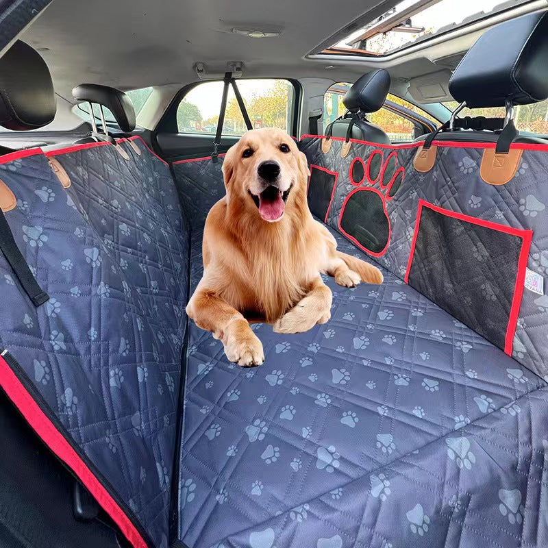 Solid Bottom – Waterproof Car Backseat Dog Mat