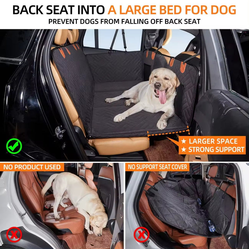 Solid Bottom – Waterproof Car Backseat Dog Mat