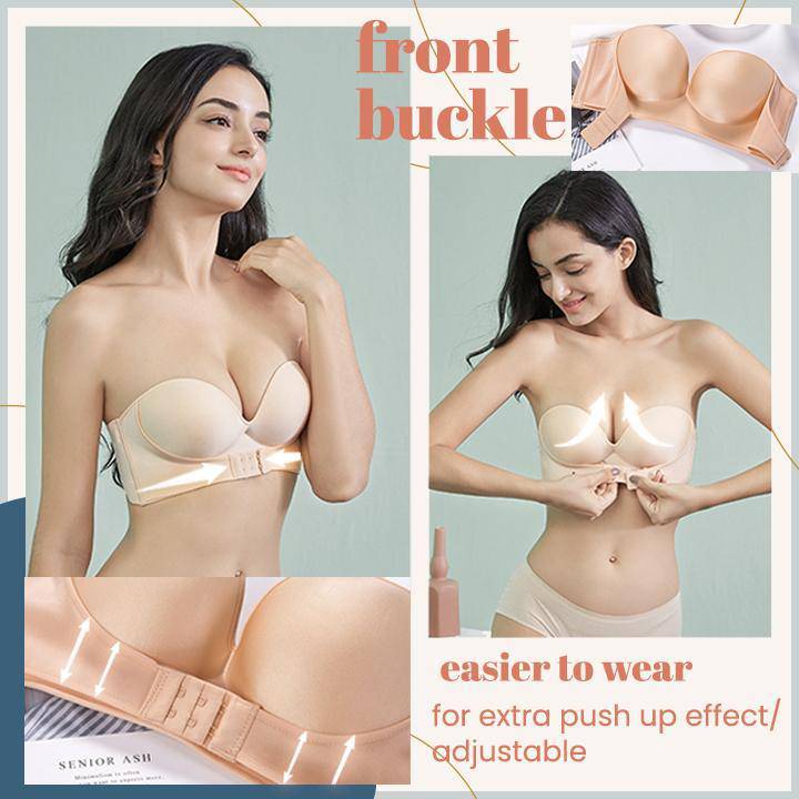 Goda Strapless Front Buckle Lift Bra