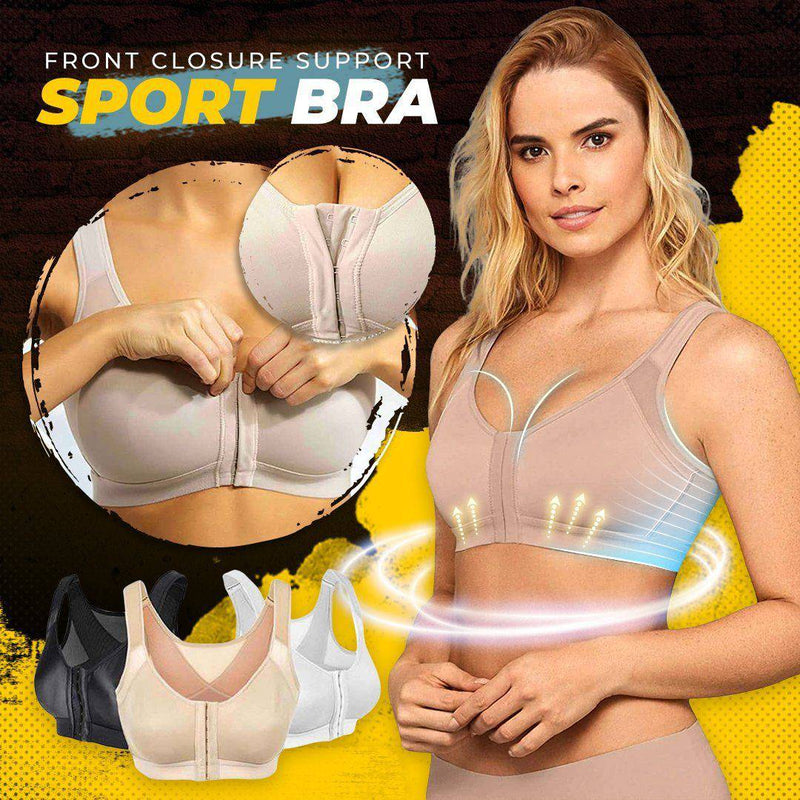 Goda Front Closure Support Sport Bra