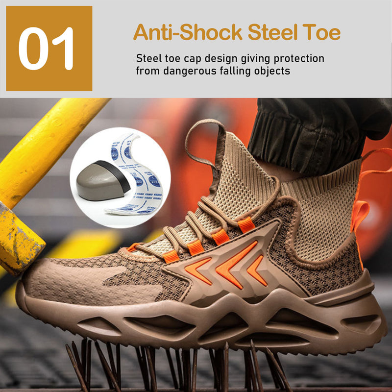 Steel Toe Work Shoes No.FZ99