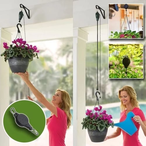 Summer promotion discount - Plant Pulley Set For Garden Baskets Pots, Birds Feeder