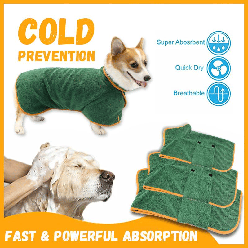 Super Absorbent Pet Bathrobe