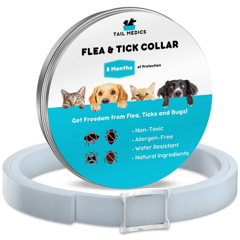 TailMedics Flea & Tick Collar – 8 Months Protection