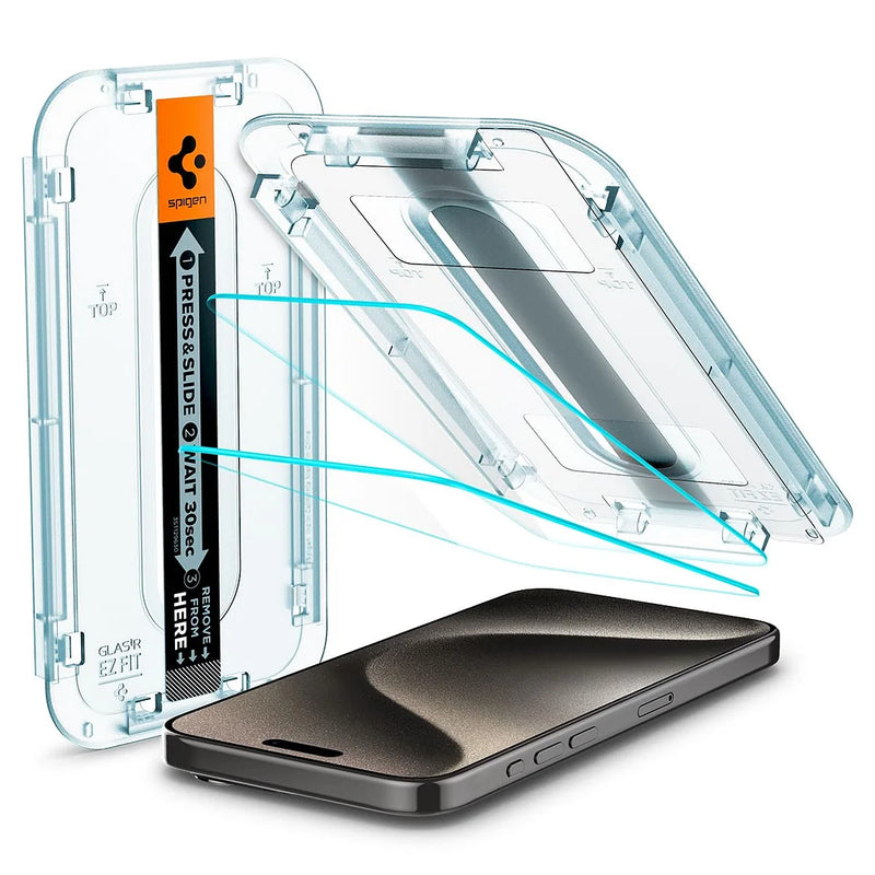 Tempered glass screen protector for Samsung and iPhone + quick installation tool