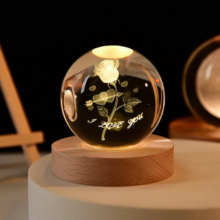 The Solar Sphere Night 3D Lamp