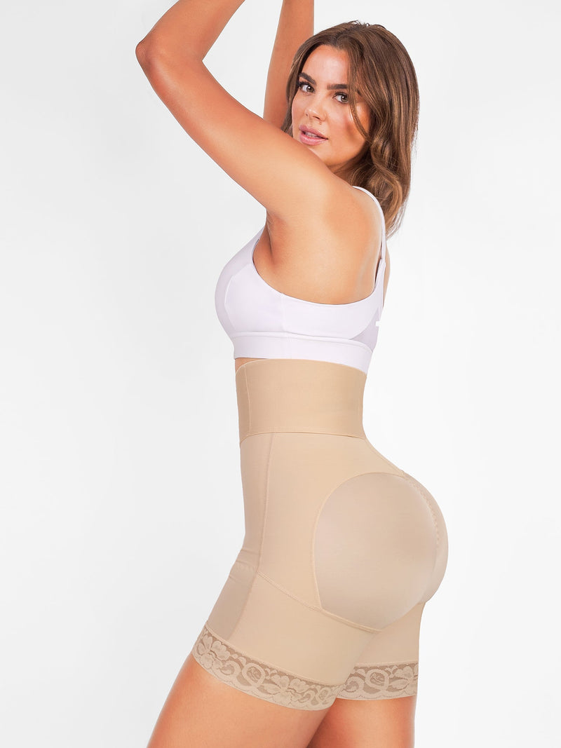 Valentina 2.0 – Boned Sculpt High-Waist BBL Shorts