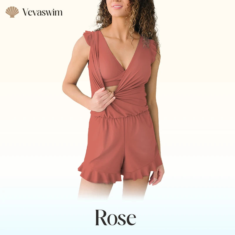 Vevaswim – Swim Romper with Built-in Bra