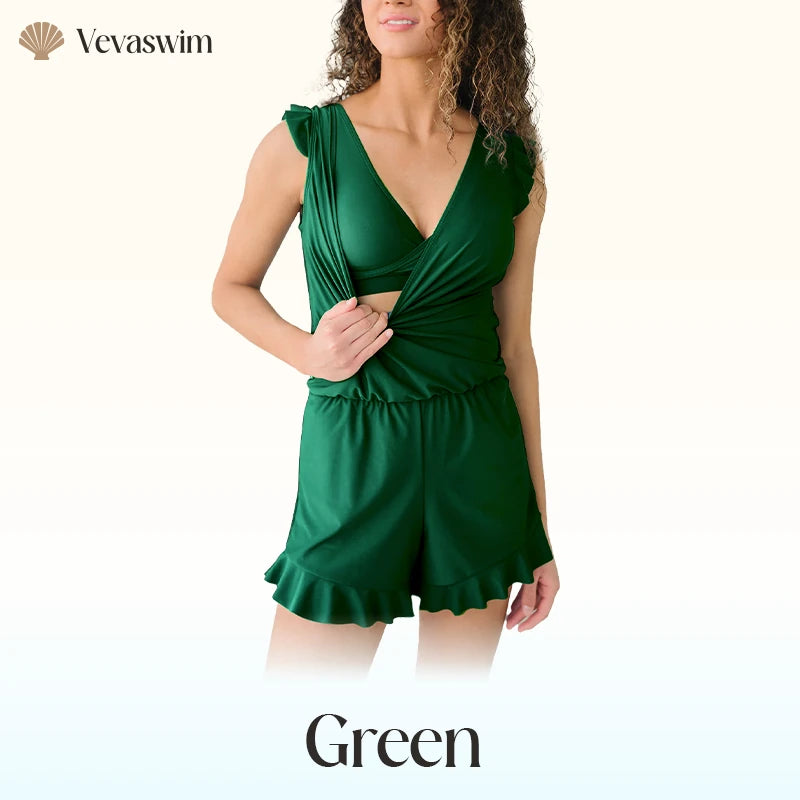 Vevaswim – Swim Romper with Built-in Bra