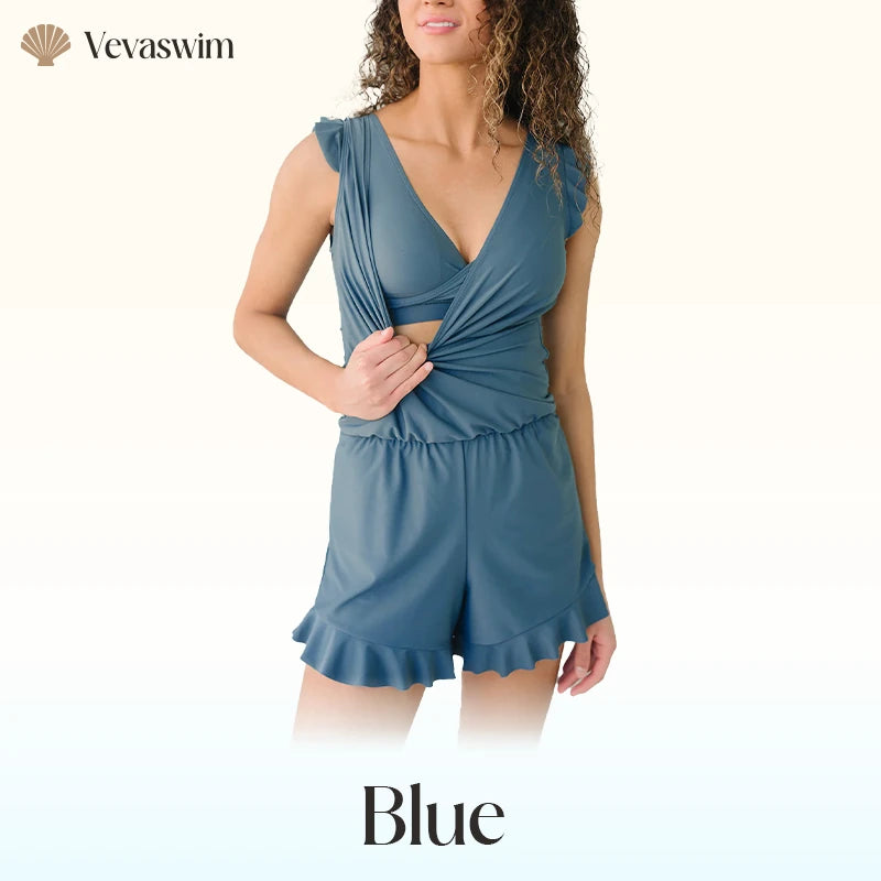 Vevaswim – Swim Romper with Built-in Bra