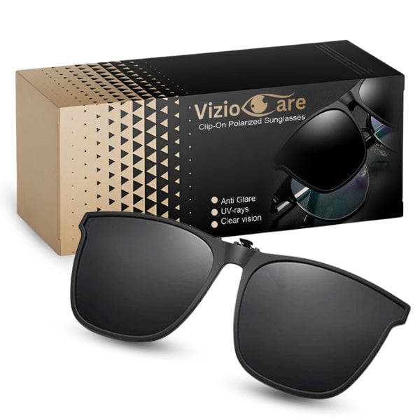 VizioCare Clip-On Polarized Sunglasses - Limited Discounts expires in a FEW minutes