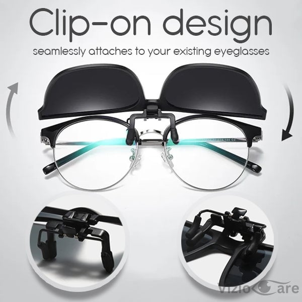 VizioCare Clip-On Polarized Sunglasses – Limited Discounts expires in a FEW minutes