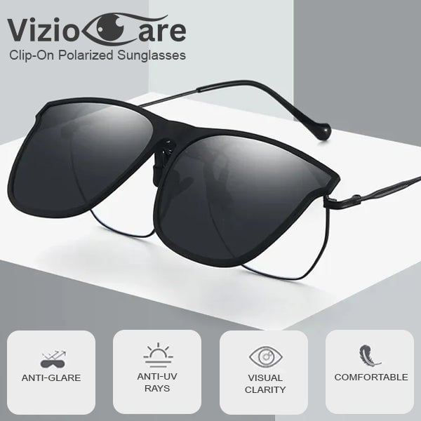 VizioCare Clip-On Polarized Sunglasses – Limited Discounts expires in a FEW minutes