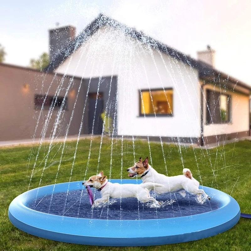 WagPool – Splash Sprinkling Dog Pool