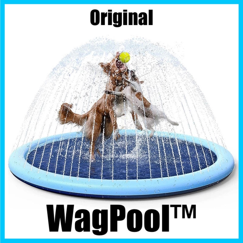 WagPool - Splash Sprinkling Dog Pool